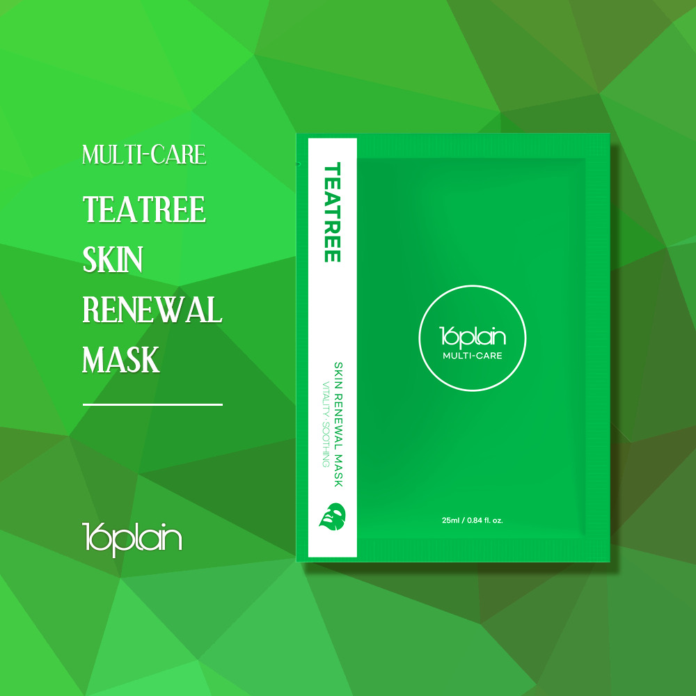 16plain Multi-Care Teatree Skin Renewal Mask 25ml