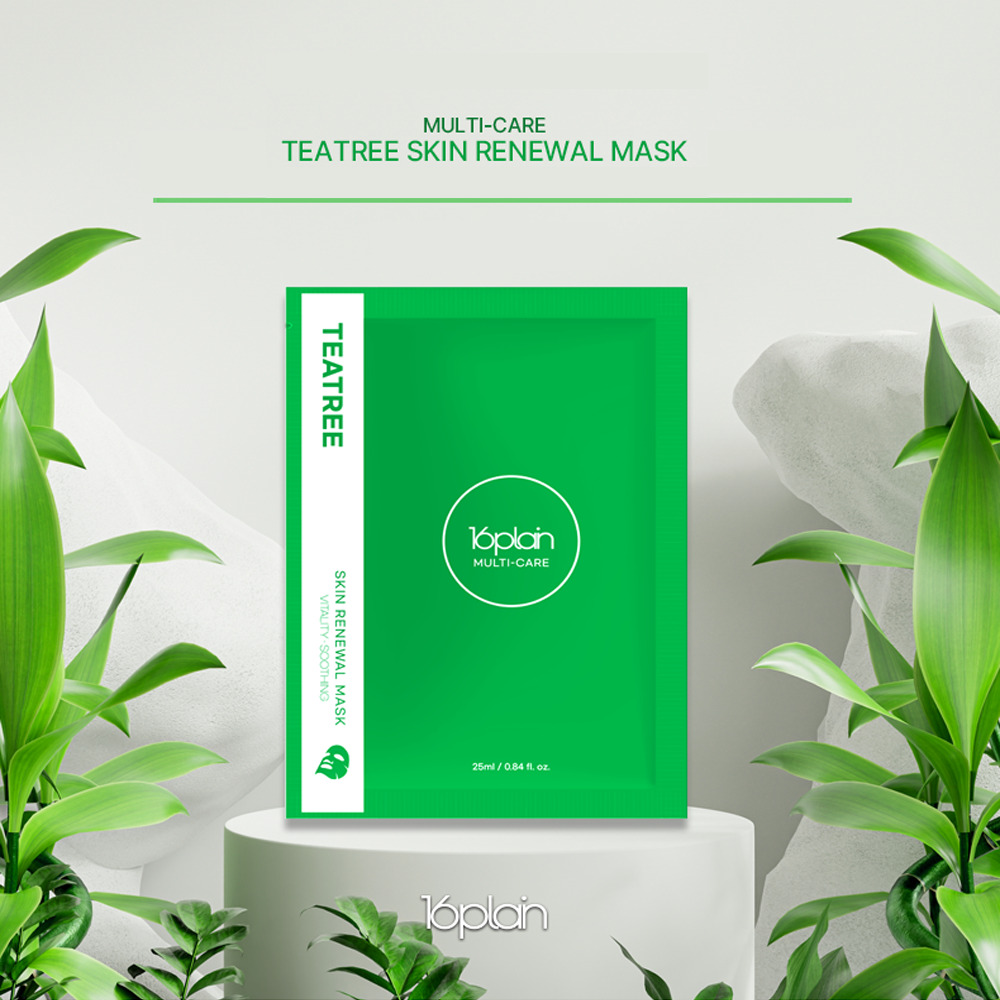 16plain Multi-Care Teatree Skin Renewal Mask