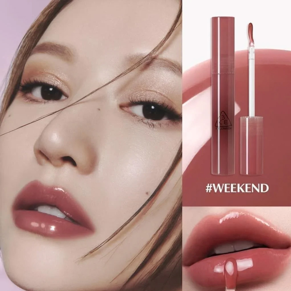 Son Bóng Dạng Gel 3CE Drop Glow Gel 4g với hiệu ứng bóng nước trong suốt, giúp đôi môi trở nên căng mọng Son Bóng Dạng Gel 3CE Drop Glow Gel 4g - 1