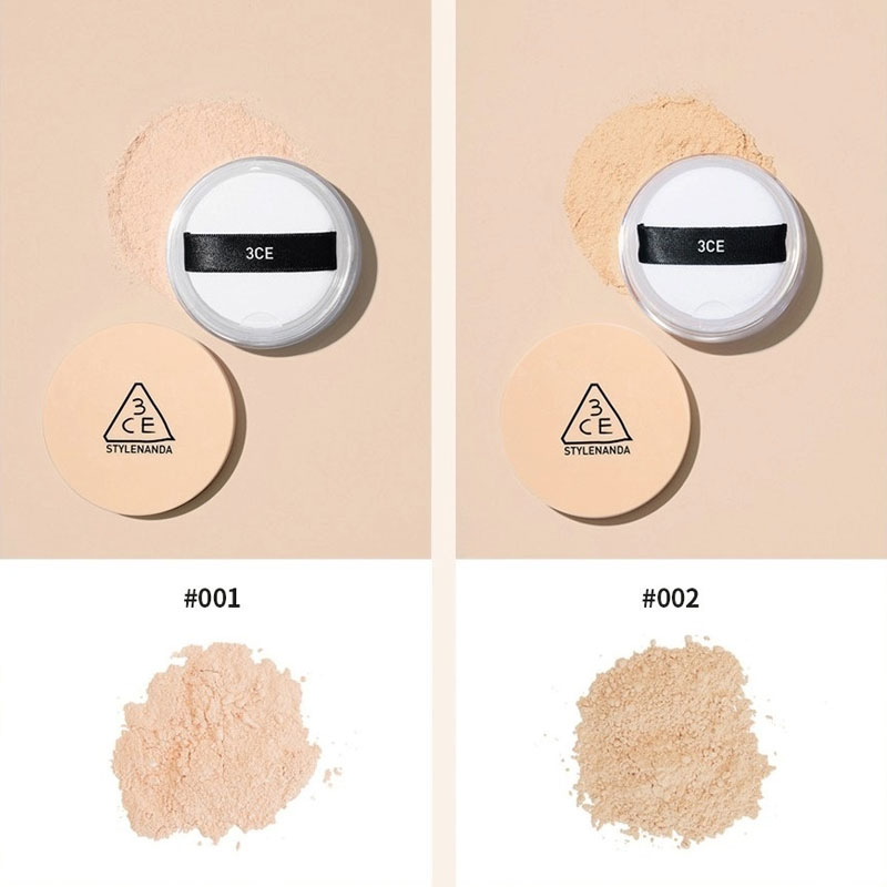 Phấn Phủ Trang Điểm Tự Nhiên 3CE Natural Finish Loose Powder 8.5g .#001 Phấn Phủ Trang Điểm Tự Nhiên 3CE Natural Finish Loose Powder 8.5g .#001 - Hình ảnh chính thức