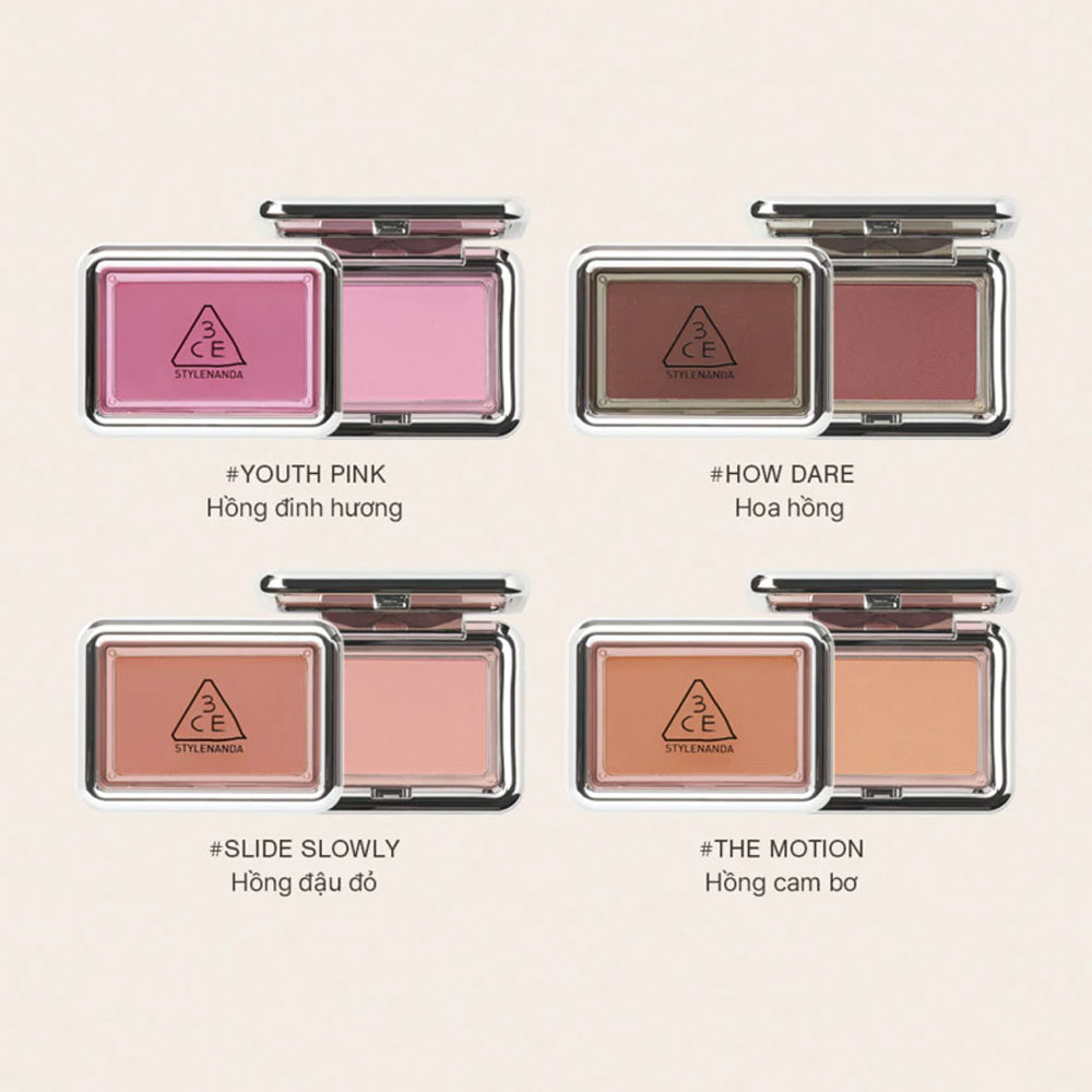Phấn Má Hồng 3CE New Take Face Blusher 4.5g - 2