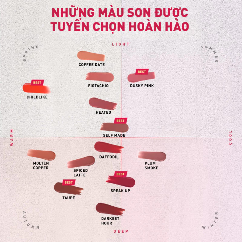 Son Kem 3CE Velvet Lip Tint Plush 4g .#23 Darkest Hour - Hình ảnh chính thức