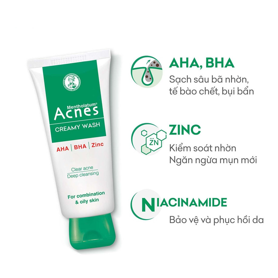 Acnes Creamy Wash 100g - 2