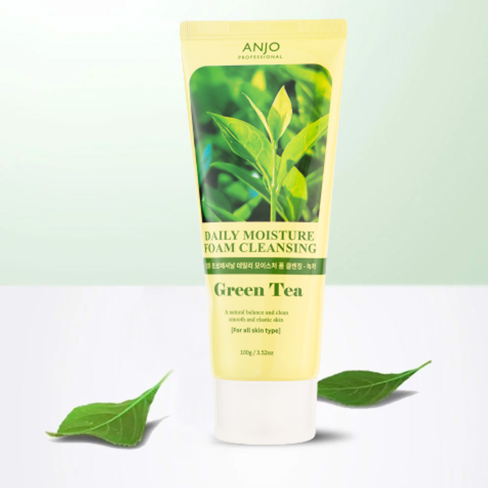 Anjo Professional Daily Moisture Foam Cleansing Green Tea