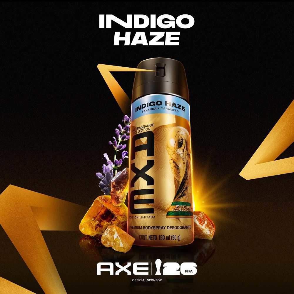 Xịt Ngăn Mùi Axe Hương Nước Hoa Indigo Haze Premium Bodyspray Desodorante 150ml