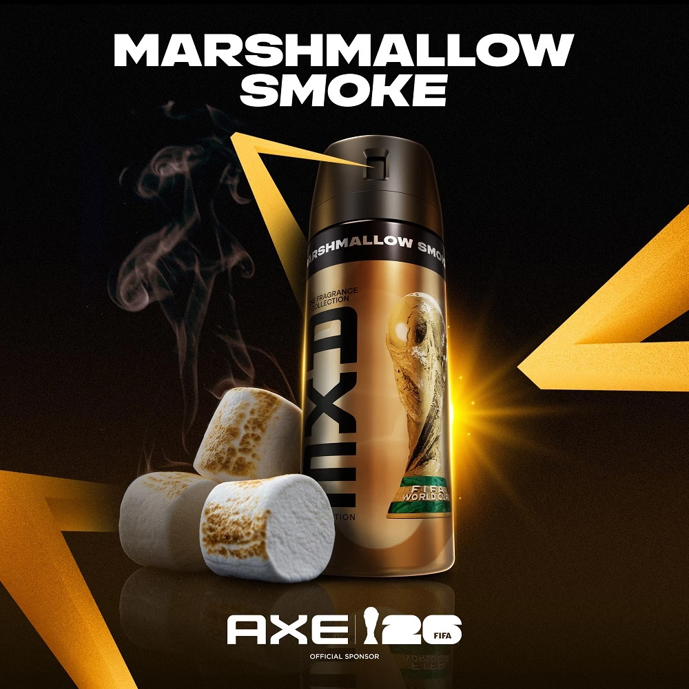 Xịt Ngăn Mùi Axe Hương Nước Hoa Marshmallow Smoke Premium Bodyspray Desodorante 150ml