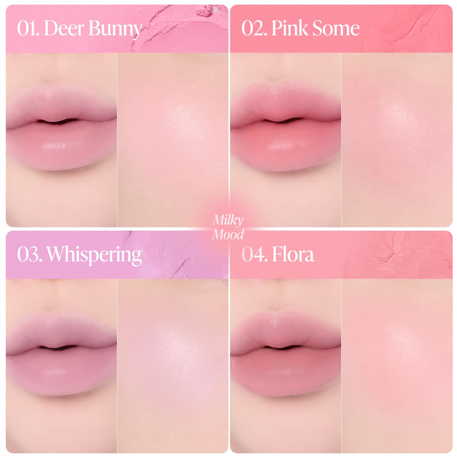 Lips and blush B. By Banila Romantic Blush Lip & Cheek 3.7g .#02 Pink Some