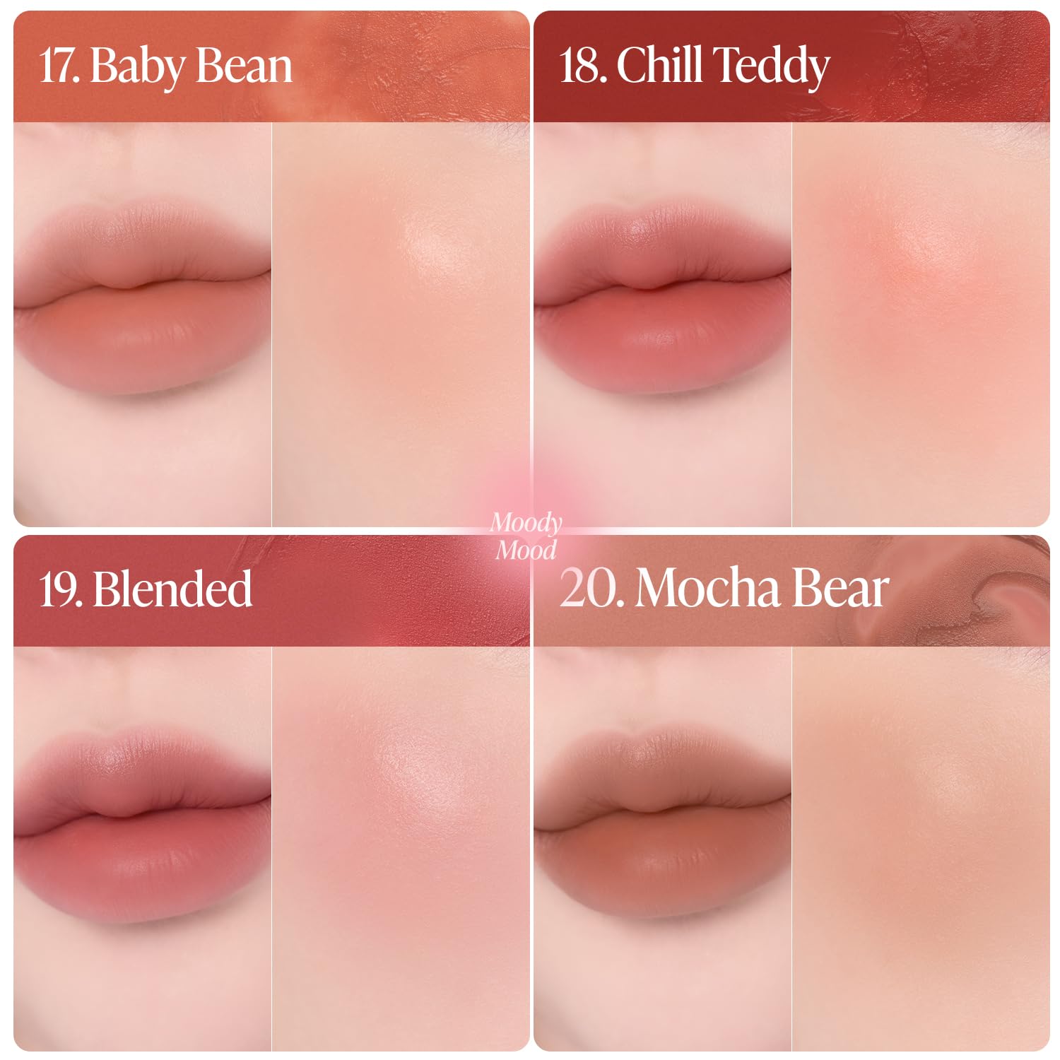 Lips and blush B. By Banila Romantic Blush Lip & Cheek 3.7g .#18 Chill Teddy