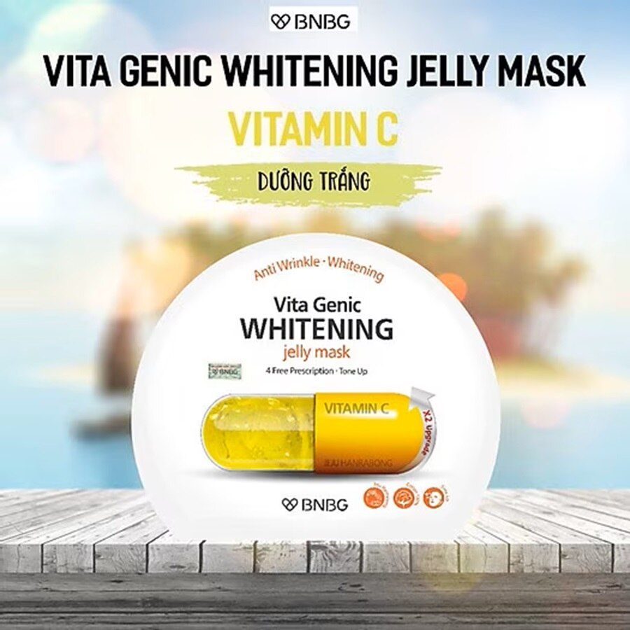 Mặt Nạ BNBG Vita Genic Whitening Jelly Mask Dưỡng Trắng 30mlx10pcs