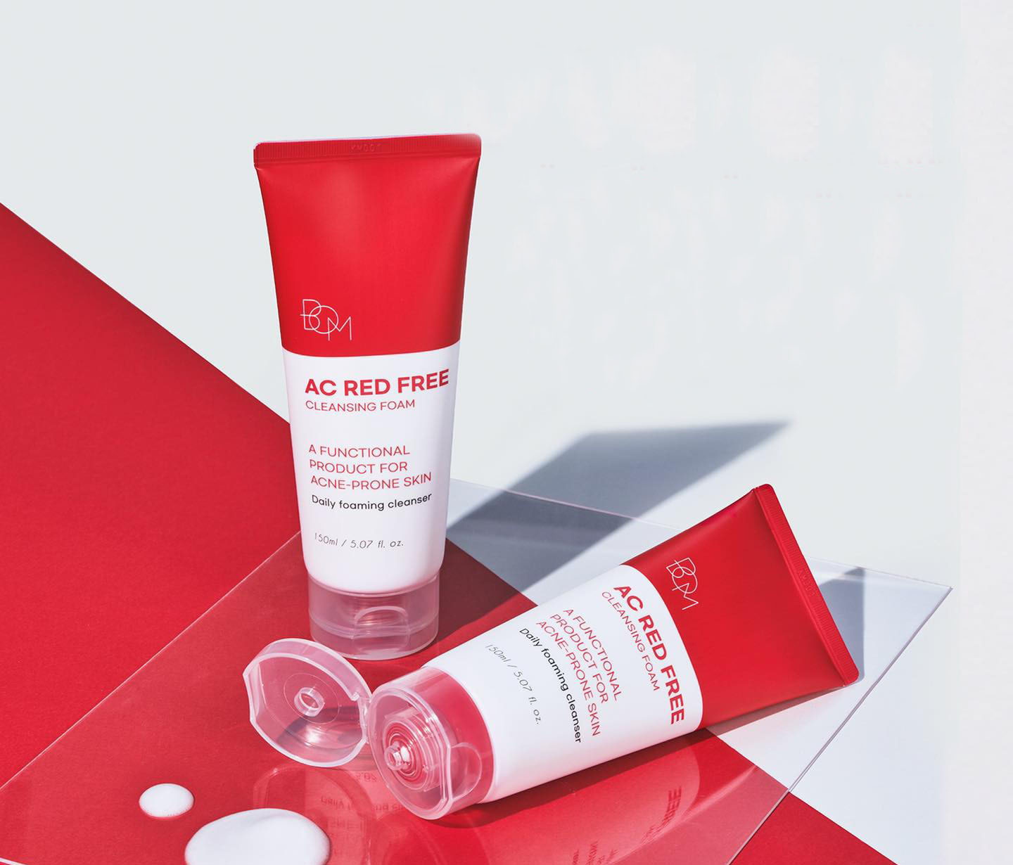 BOM AC Red Free Cleansing Foam