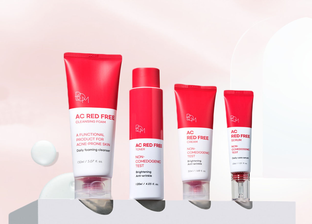 BOM AC Red Free Cleansing Foam