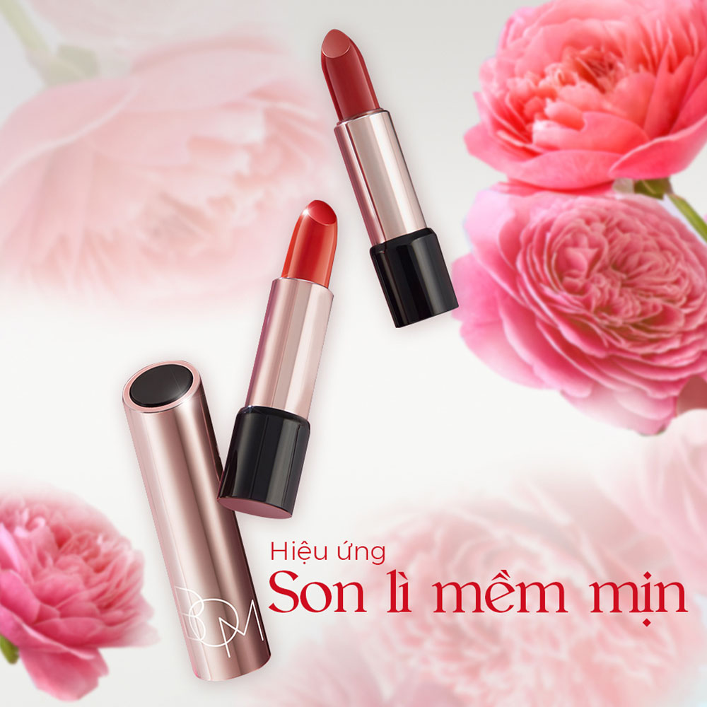 Son BOM My Lipstick 3.3g với công nghệ COLOR PRINTING lên môi ngay từ lần đầu tiên thoa, màu sắc tươi tắn, bám lâu trên môi. Son BOM My Lipstick 3.3g - 1