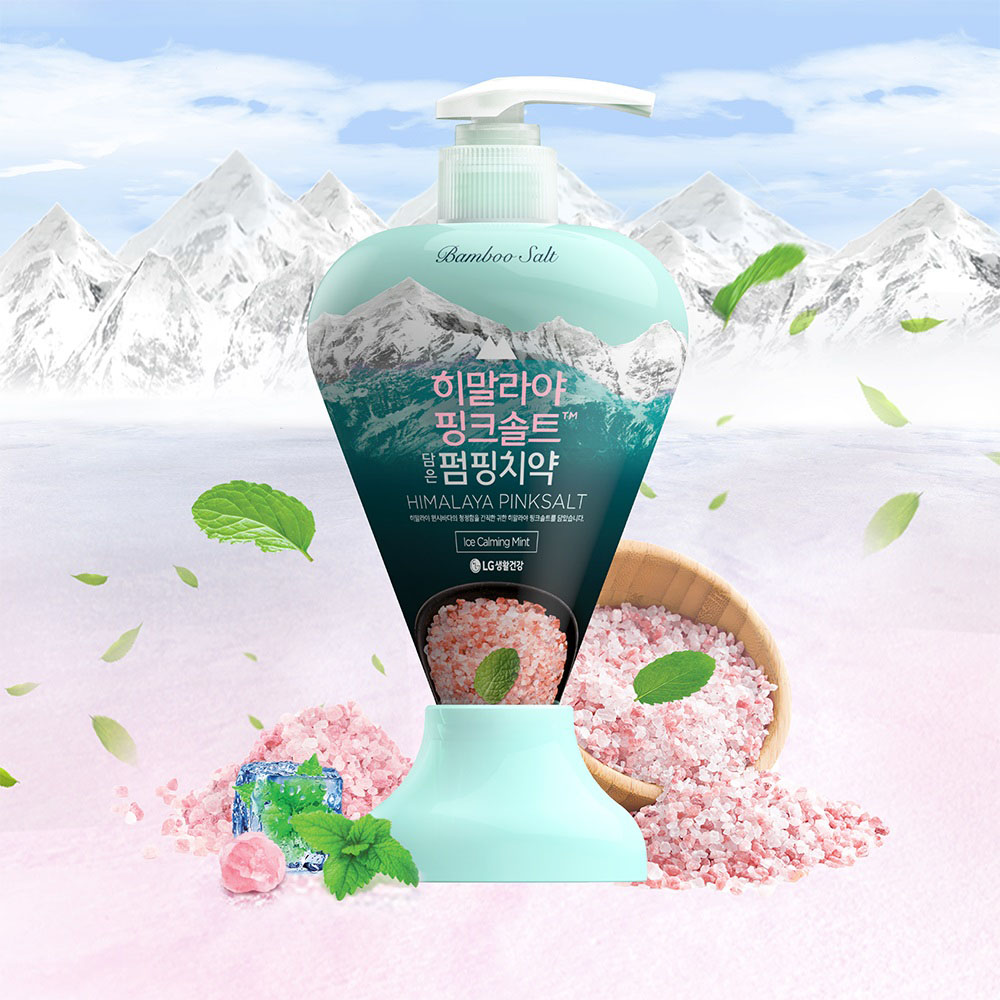 Bamboo Salt Himalaya Pinksalt Ice Calming Pumping Toothpaste