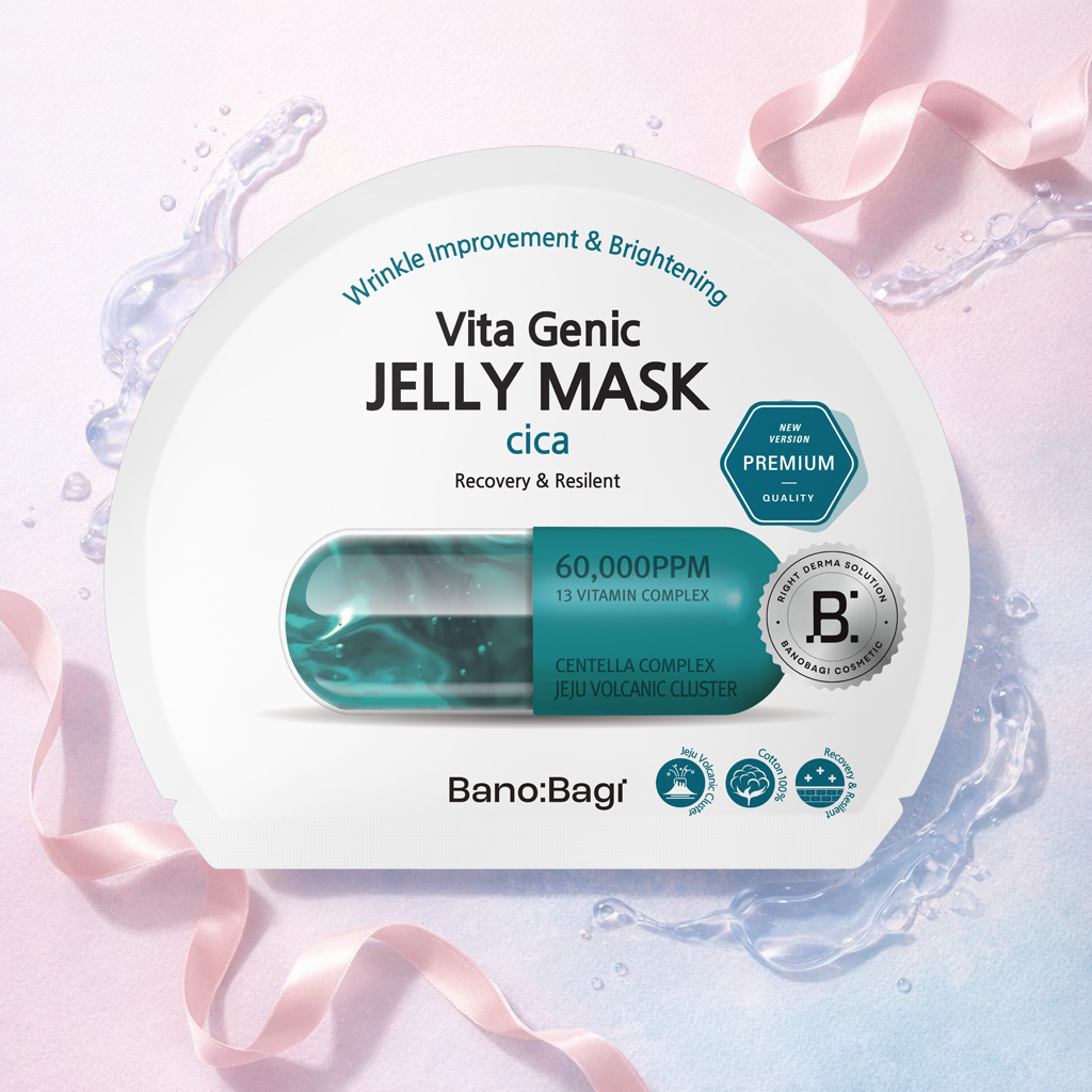 Mặt Nạ Banobagi Premium Vita Genic Jelly Mask Cica Dưỡng Trắng, Mờ Thâm Nám 30g - 1