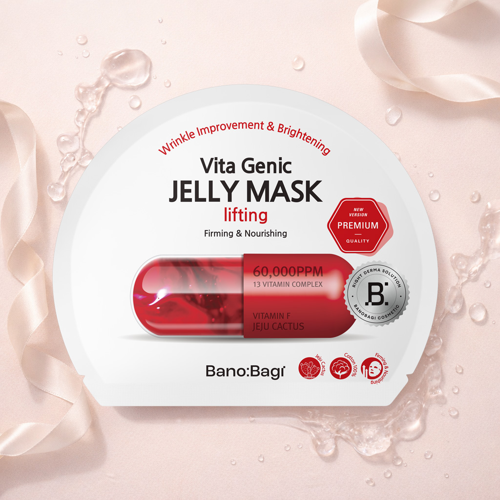 Mặt Nạ Banobagi Premium Vita Genic Jelly Mask Lifting Cấp Ẩm, Nâng Cơ 30g giúp nâng cơ và săn chắc da Mặt Nạ Banobagi Premium Vita Genic Jelly Mask Lifting Cấp Ẩm, Nâng Cơ 30g - 1