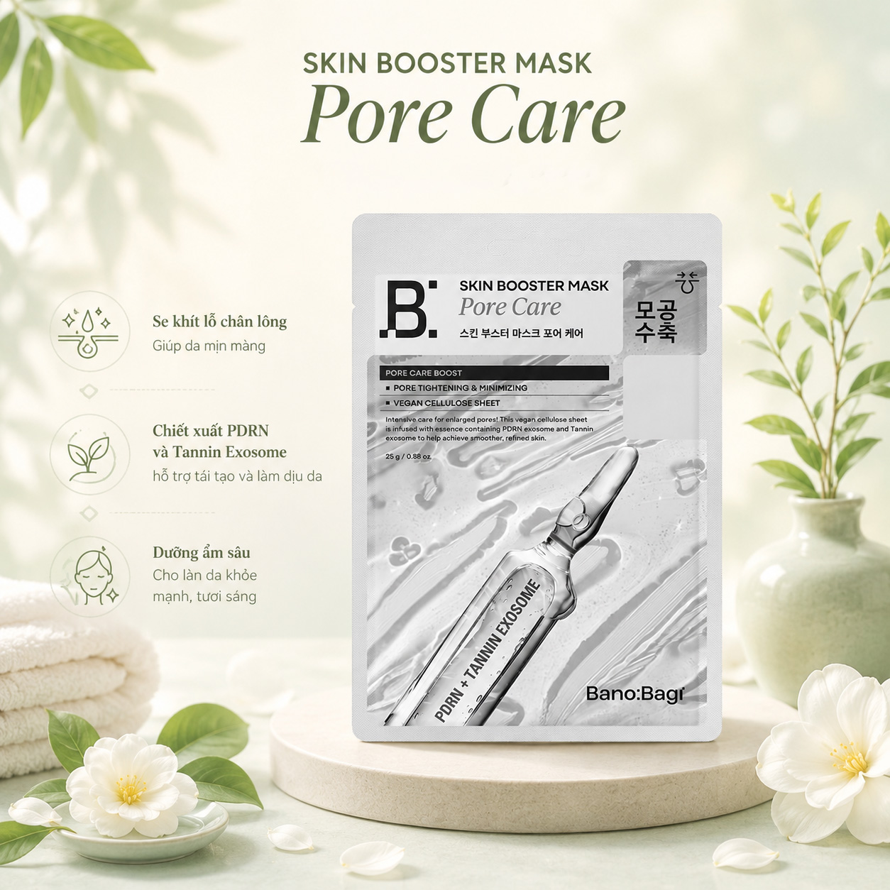 Mặt Nạ Banobagi Skin Booster Mask Pore Care 25g