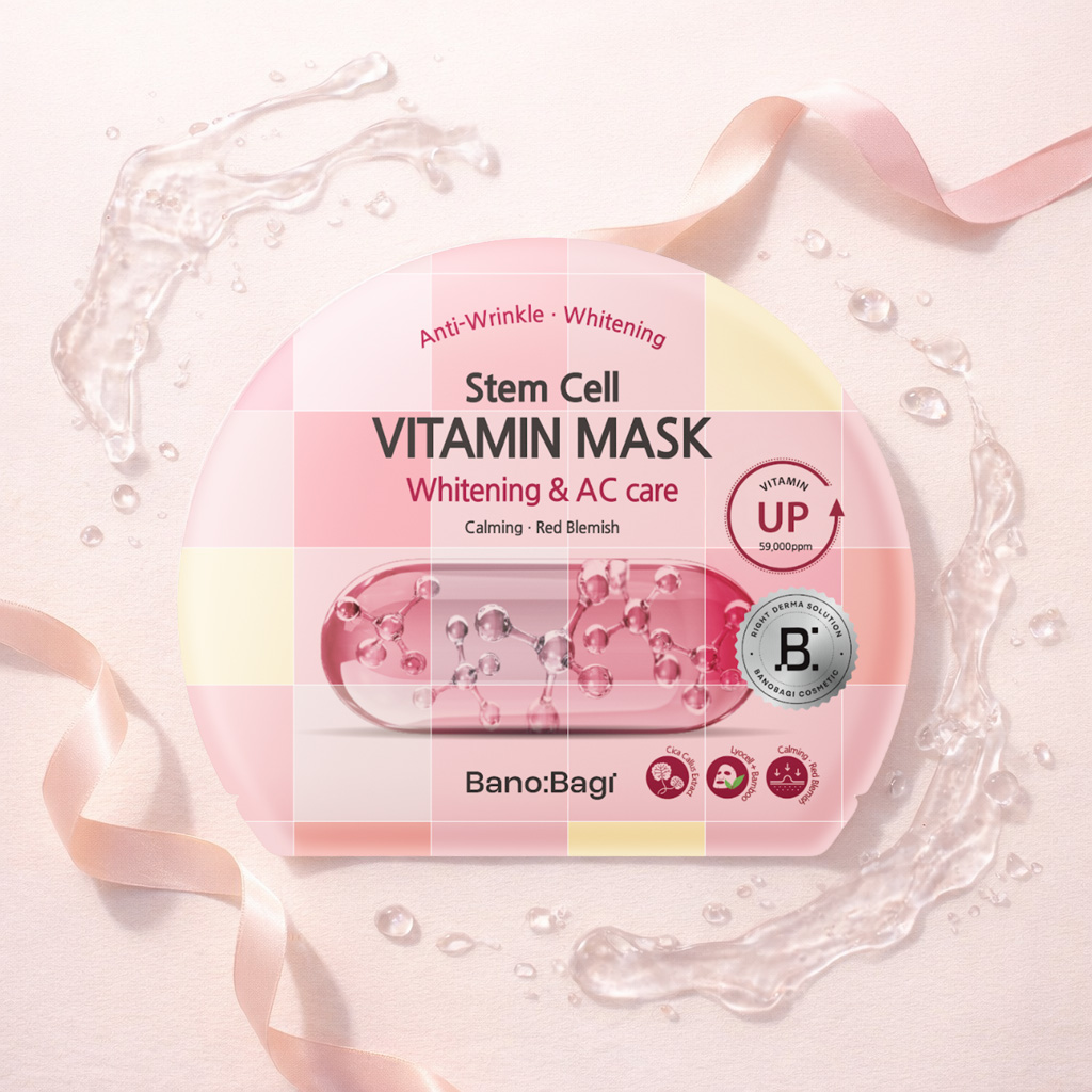 Mặt Nạ Banobagi Stem Cell Vitamin Mask Whitening & AC Care 30g - 1