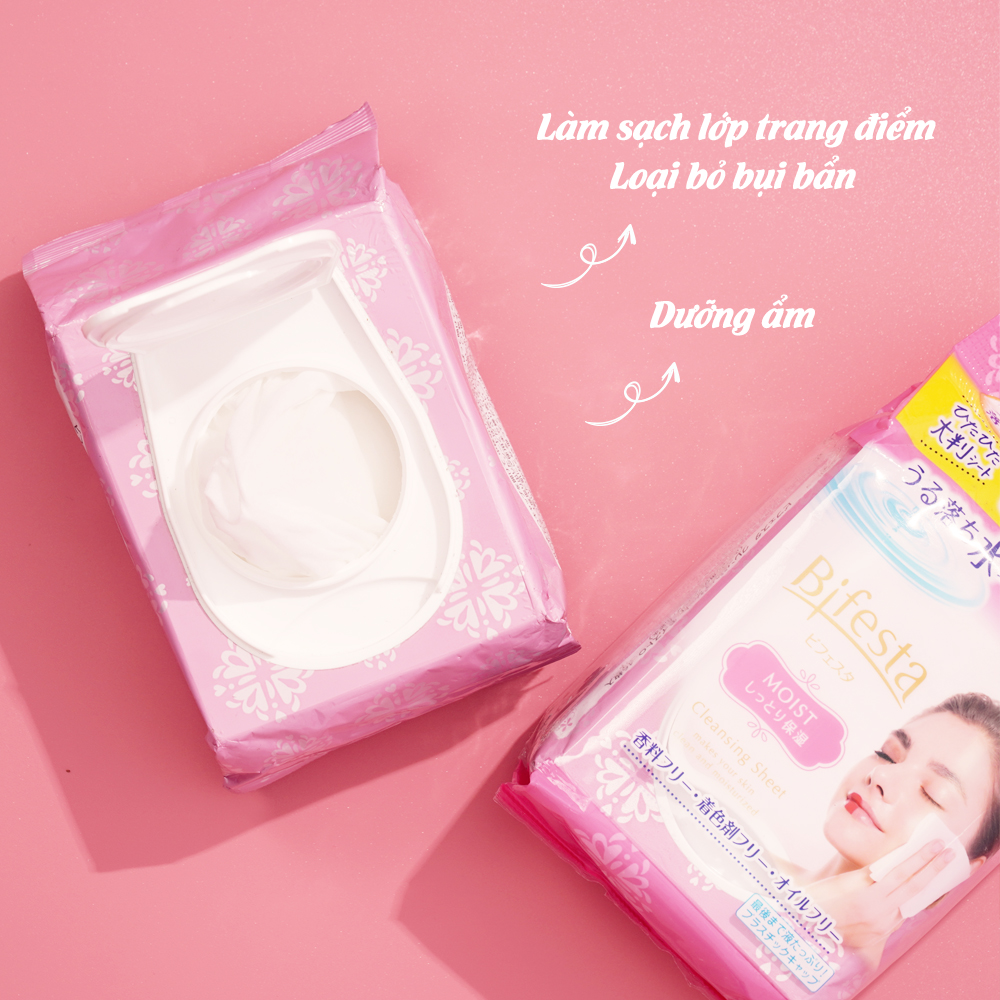 Bifesta Cleansing Sheet Moist O Pack