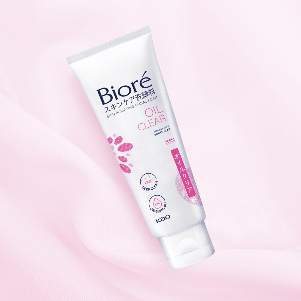 Bioré Skin Purifying Facial Foam Oil Clear 100g