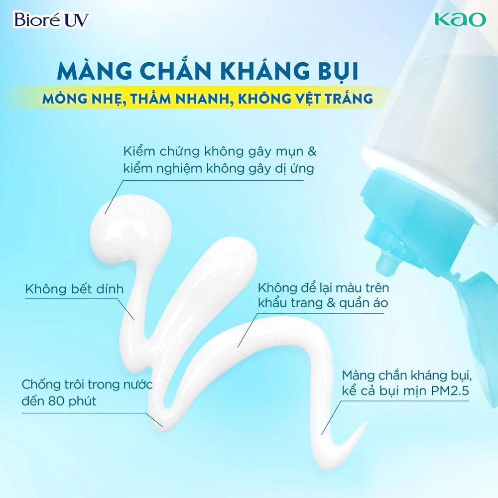 Tinh Chất Chống Nắng Bioré UV Aqua Rich Bật Tông Sáng Da Light Up Essence SPF50+ PA++++ 70g phù hợp sử dụng cho mọi loại da. Tinh Chất Chống Nắng Bioré UV Aqua Rich Bật Tông Sáng Da Light Up Essence SPF50+ PA++++ 70g - 2