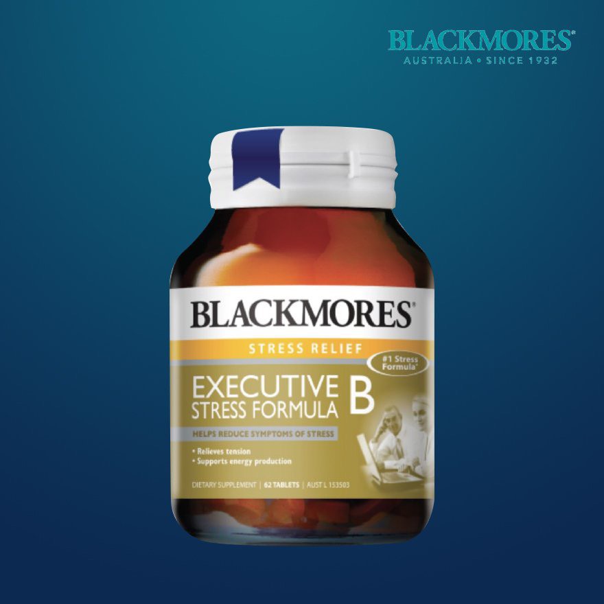 Viên Uống Giảm Căng Thẳng Blackmores Executive B Stress Formula 62 Tablets