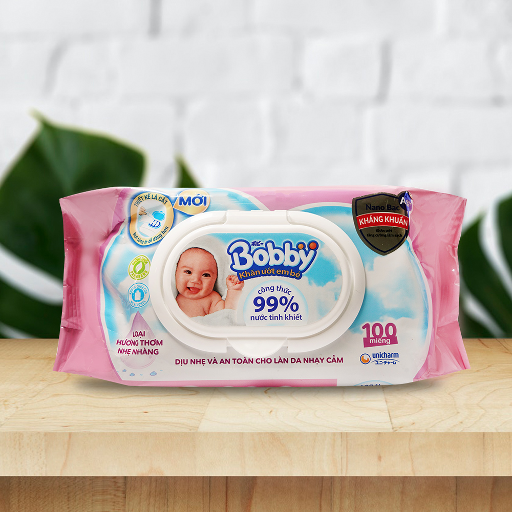 Bobby Care Anti Bacterial Wipes 100 Pieces