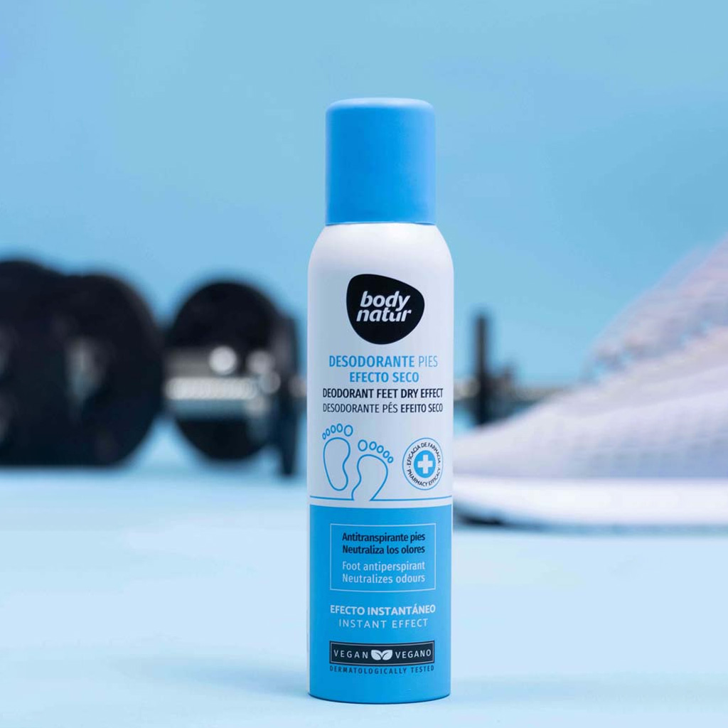 Xịt Khử Mùi Chân Body Natur Deodorant Feet Dry Effect Foot Antiperspirant 150ml