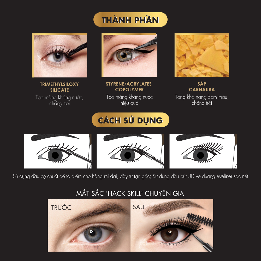 Hướng dẫn Vẽ đường eyeliner đơn giản và hoàn hảo