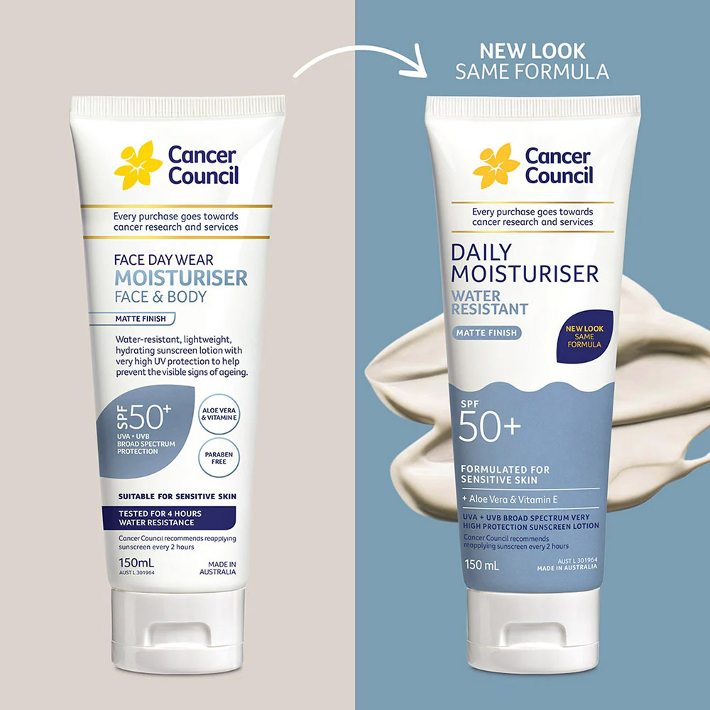 Kem Chống Nắng Cancer Council Face Day Moisturizer Dưỡng Ẩm & Chống Nước Dành Cho Da Mặt SPF50+ UVA-UVB 75ml - 1