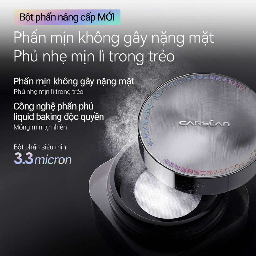 Phấn Phủ Dạng Bột Carslan Soft Focus Make-Up Powder 8g .#02 Blue Purple - Hình ảnh chính thức