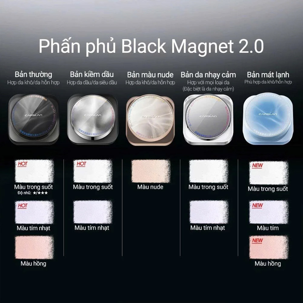 Phấn Phủ Dạng Bột Carslan Soft Focus Make-Up Powder 8g .#02 Blue Purple - Hình ảnh chính thức