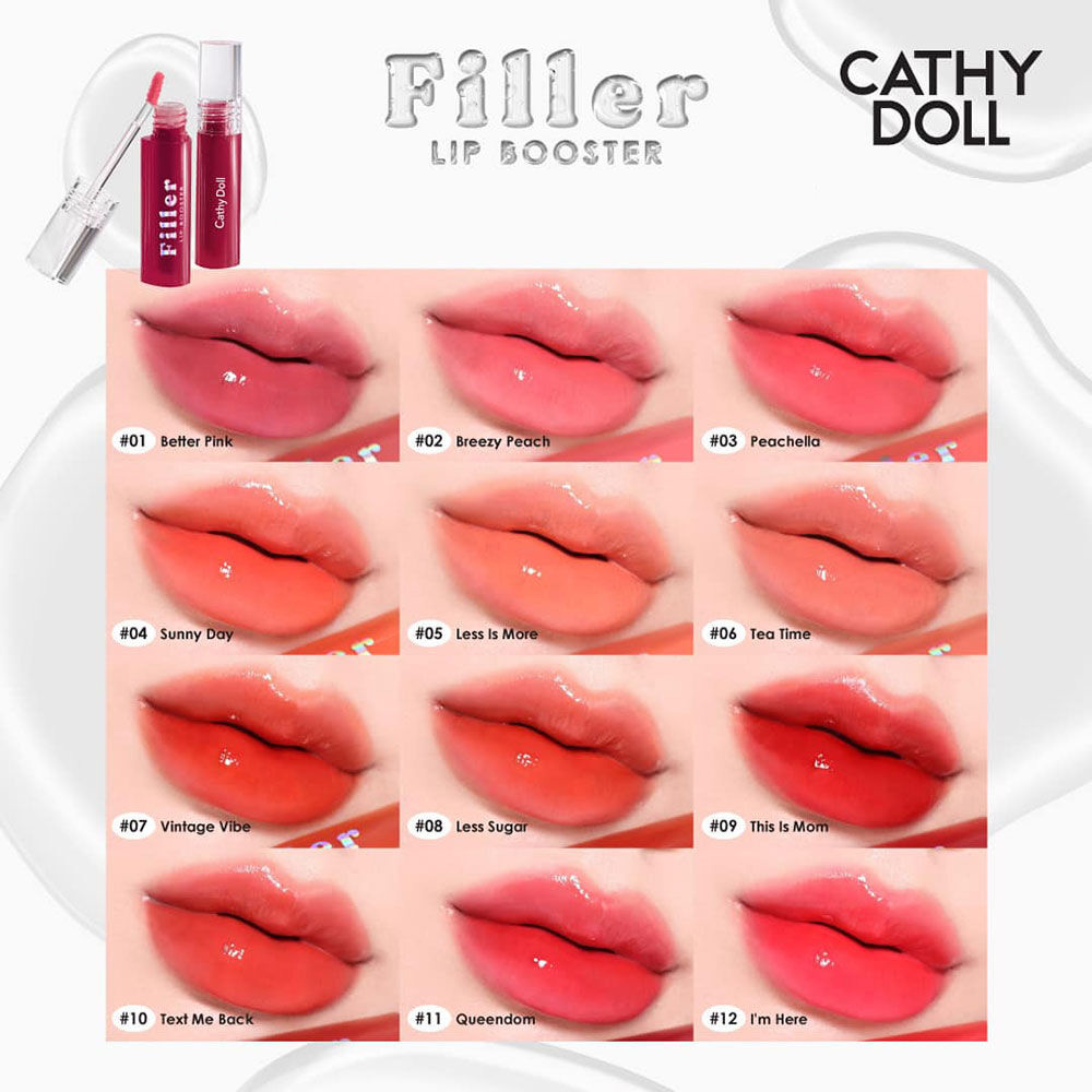 Son Kem Bóng Cathy Doll Filler Lip Booster 3.3g .#10 Text Me Back