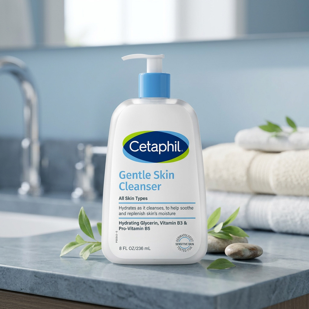 Cetaphil Gentle Skin Cleanser 236ml - Phù hợp với: Sữa rửa mặt làm sạch bụi bẩn và tạp chất một cách nhẹ nhàng, phù hợp để sử dụng hằng ngày. Cetaphil-Gentle-Skin-Cleanser-236ml-2