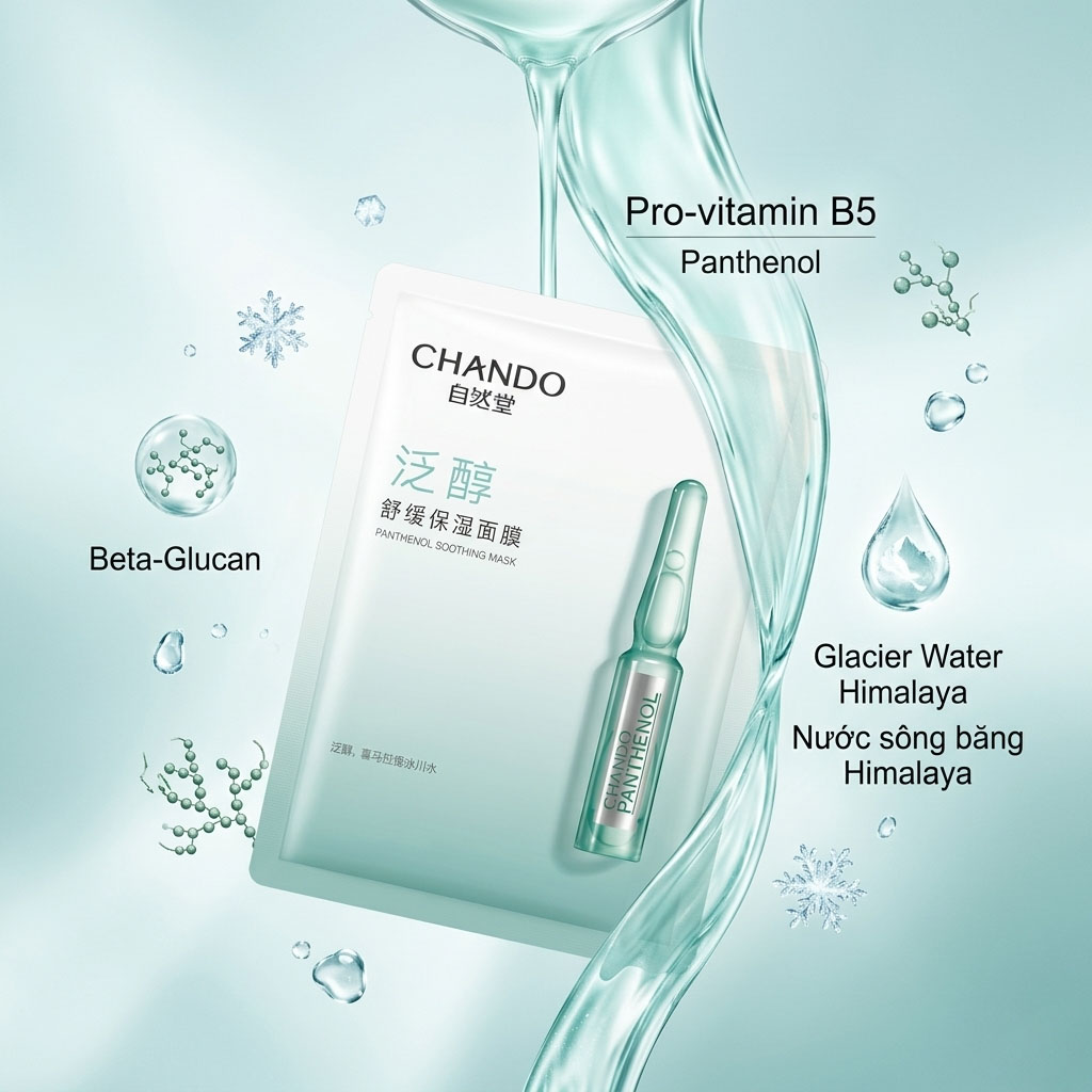 Mặt Nạ Chando Himalaya Panthenol Soothing Mask 28ml