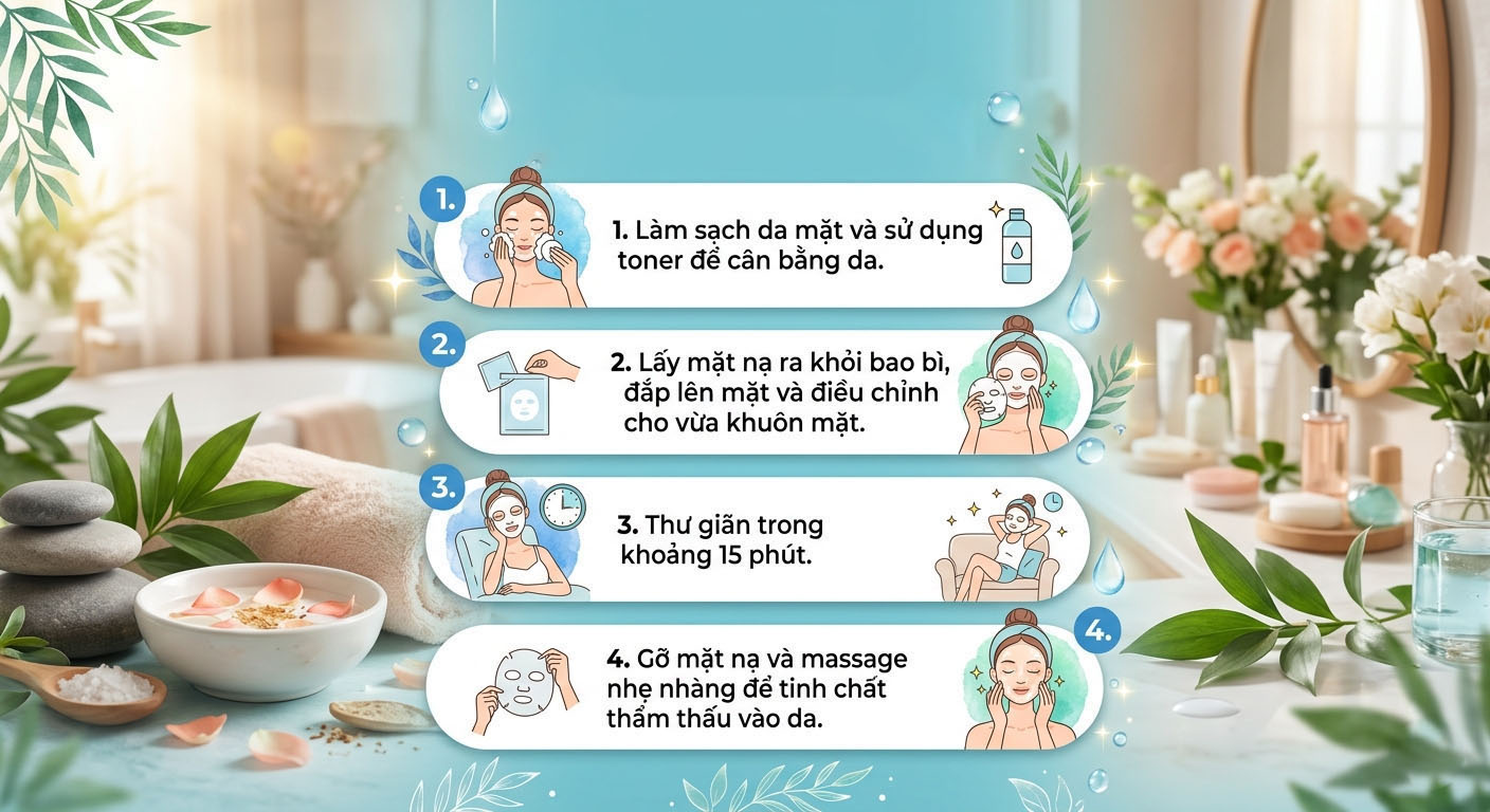 Mặt Nạ Chando Himalaya Panthenol Soothing Mask 28ml