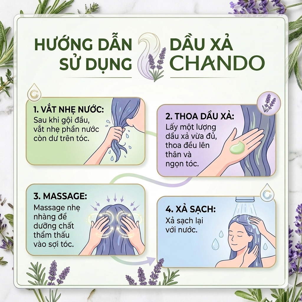 Dầu Xả Chando Himalaya Volumizing & Hydrating Conditioner 600g