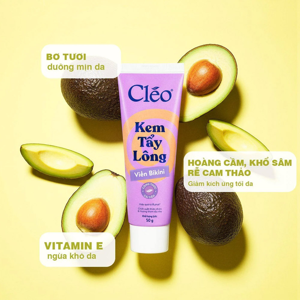 Kem Tẩy Lông Cleo Viền Bikini 50g
