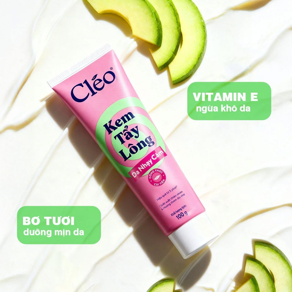 Kem Tẩy Lông Cleo Da Nhạy Cảm 50g