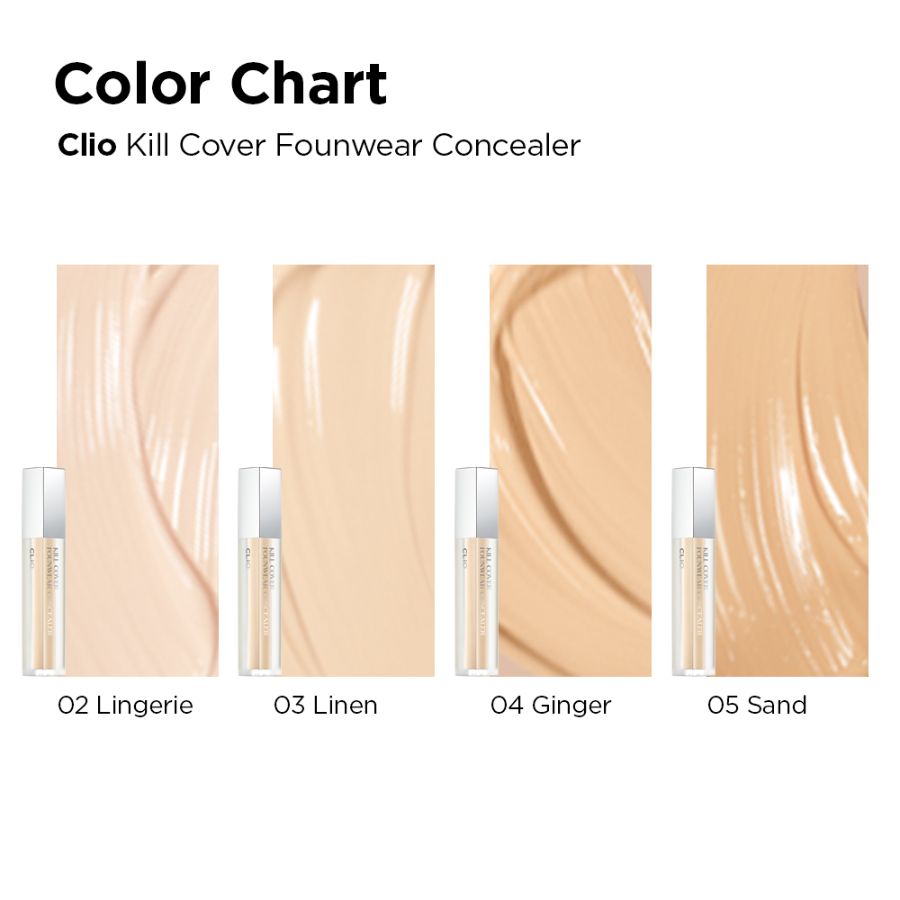 Kem Che Khuyết Điểm Clio Kill Cover Founwear Concealer 6g .#2 BP Lingerie - Hình ảnh chính thức