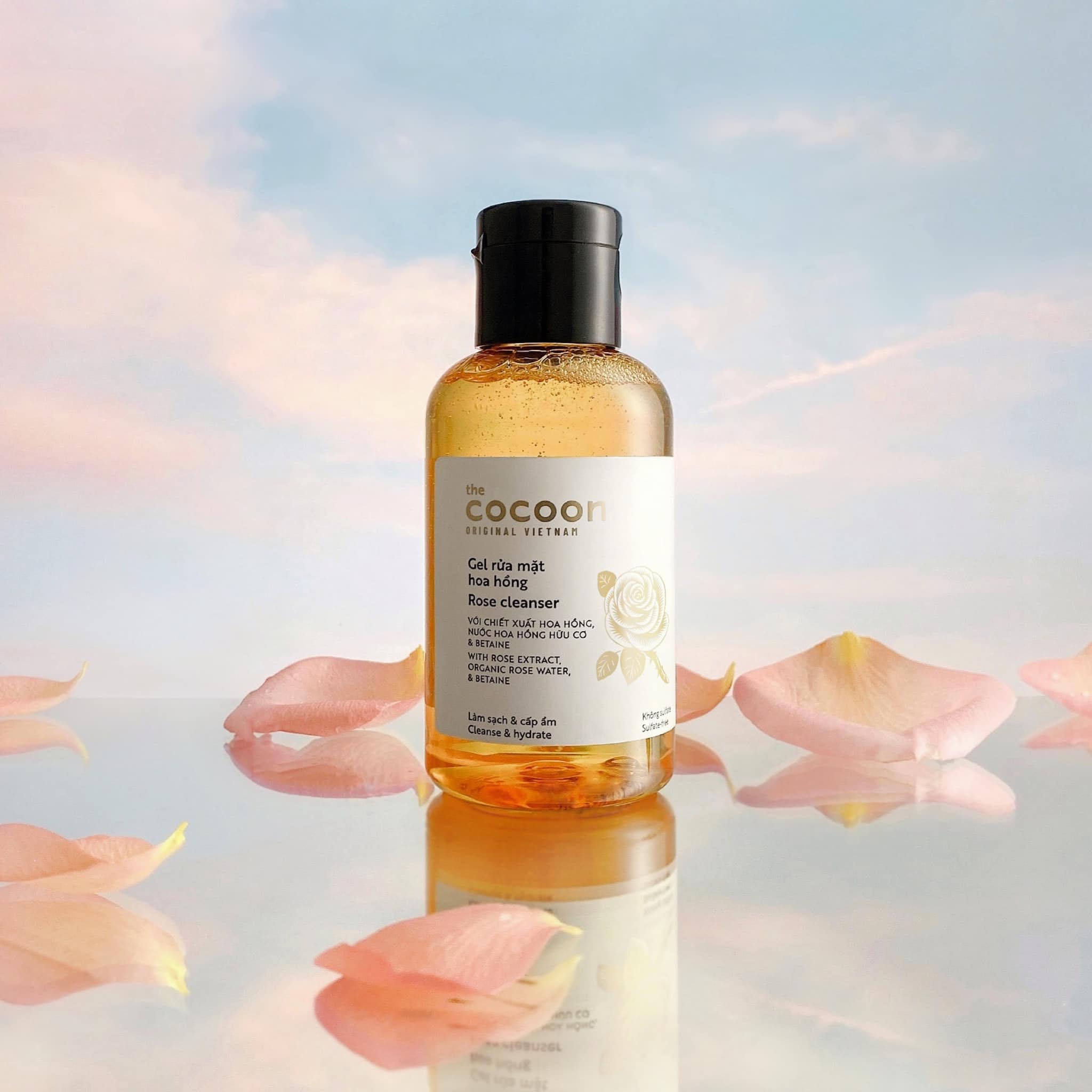 Gel Rửa Mặt Cocoon Rose Cleanser Hoa Hồng