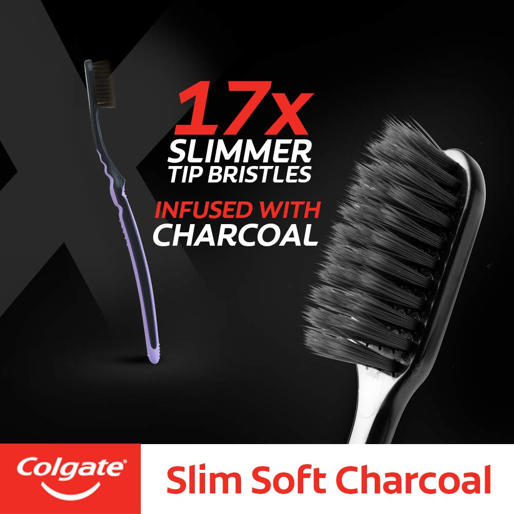 Colgate Slim Soft Charcoal Toothbrush