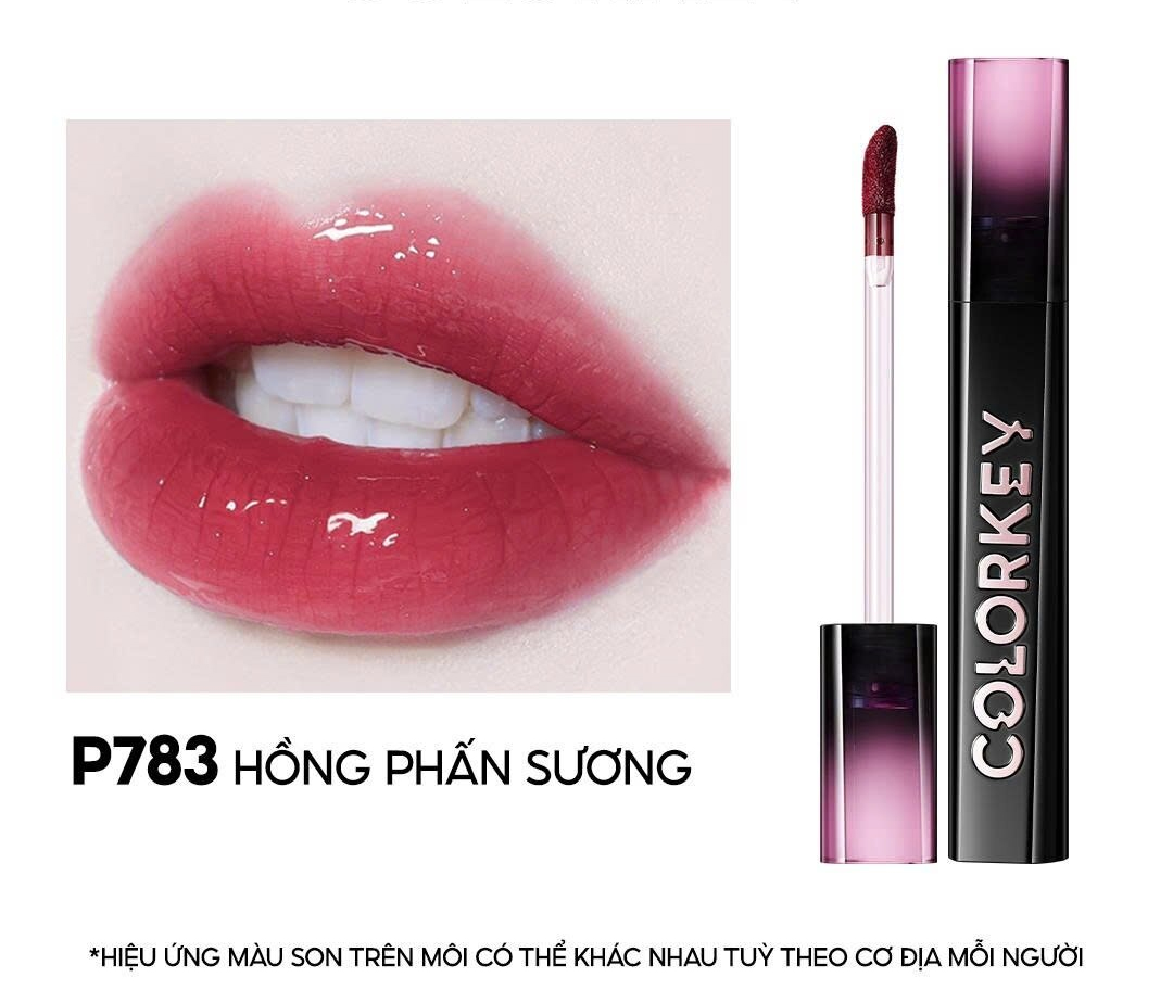 Son Bóng Colorkey Airy Lip Mirror Series 2.5g .#P783 Hồng Phấn Sương Son Bóng Colorkey Airy Lip Mirror Series 2.5g .#P783 Hồng Phấn Sương - Hình ảnh chính thức