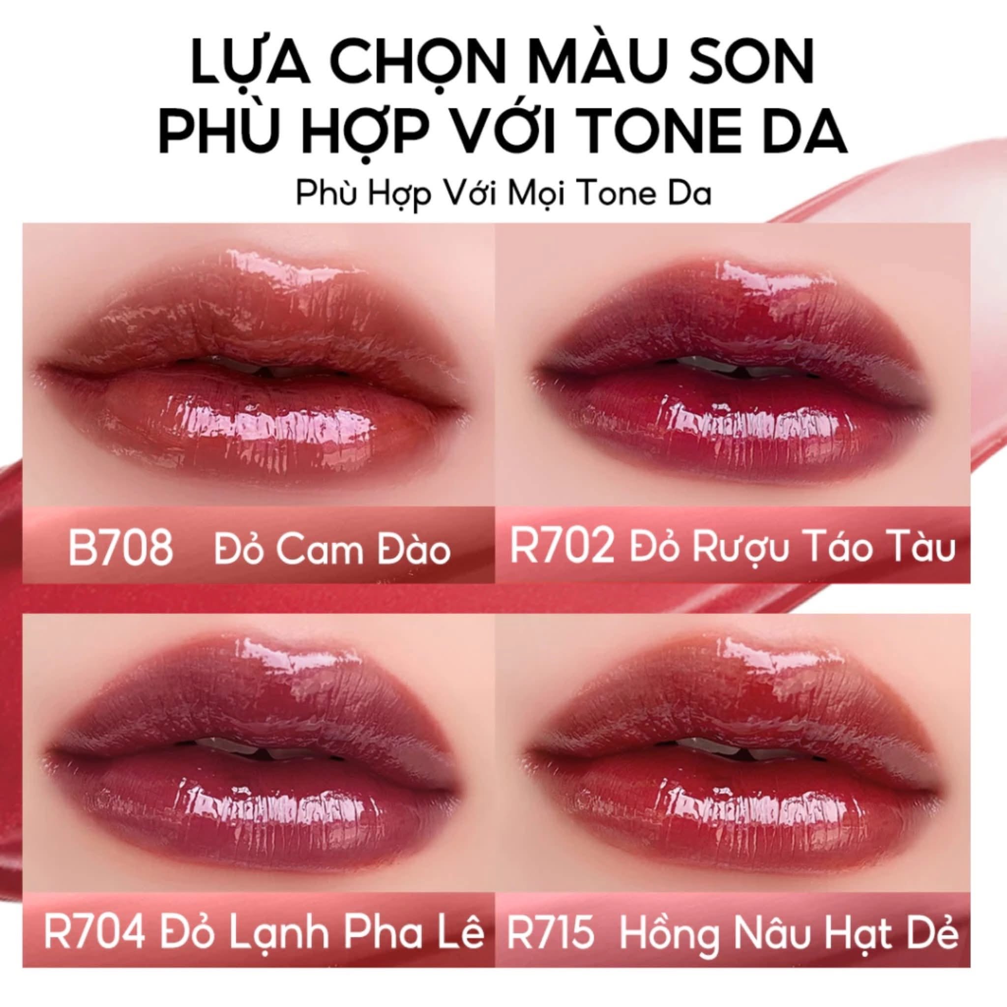 Son Bóng Colorkey Airy Lip Mirror Series 2.5g .#R715 Hồng Nâu Hạt Dẻ Son Bóng Colorkey Airy Lip Mirror Series 2.5g .#R715 Hồng Nâu Hạt Dẻ - Hình ảnh chính thức