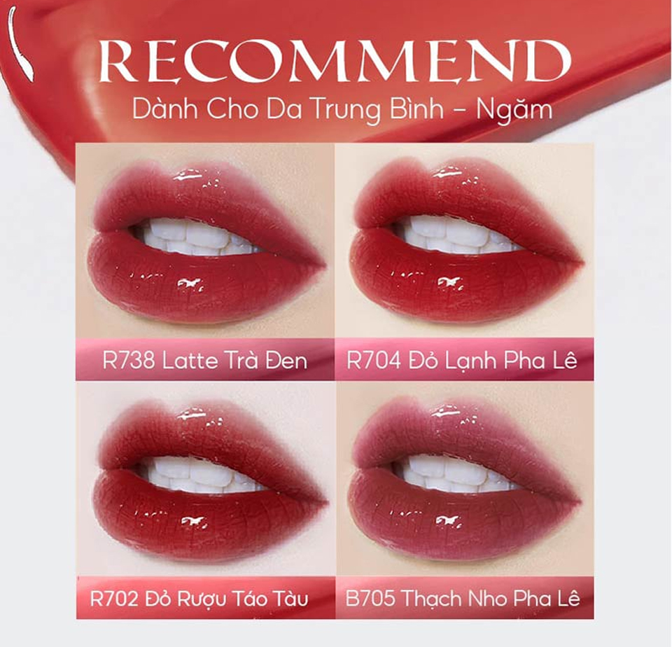 Son Bóng Colorkey Airy Lip Mirror Series 2.5g .#R738 Latte Trà Đen Son Bóng Colorkey Airy Lip Mirror Series 2.5g .#R738 Latte Trà Đen - Hình ảnh chính thức