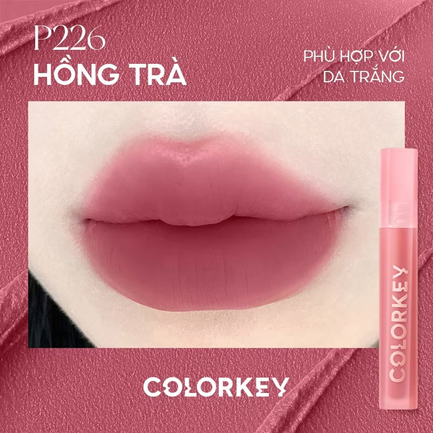 COLORKEY, Airy Velvet Lip Lacquer 2.5g .#P226 | Watsons Vietnam