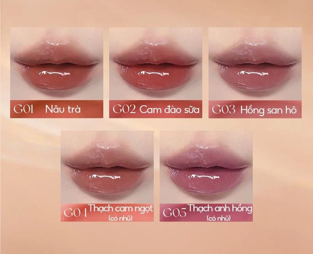 Son Bóng Colorkey Light Chaser Lip Plumping Gloss 3ml - 1