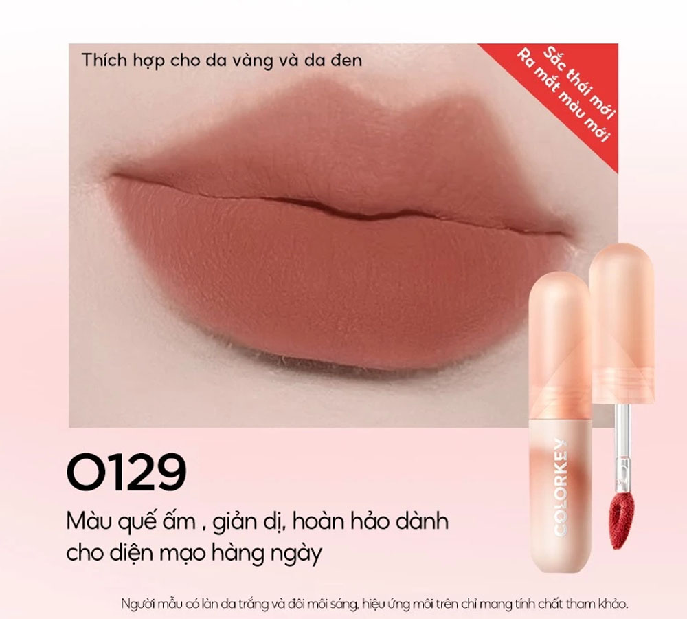 Son Kem Colorkey Mousse Lip Mud Matte 2g - 1