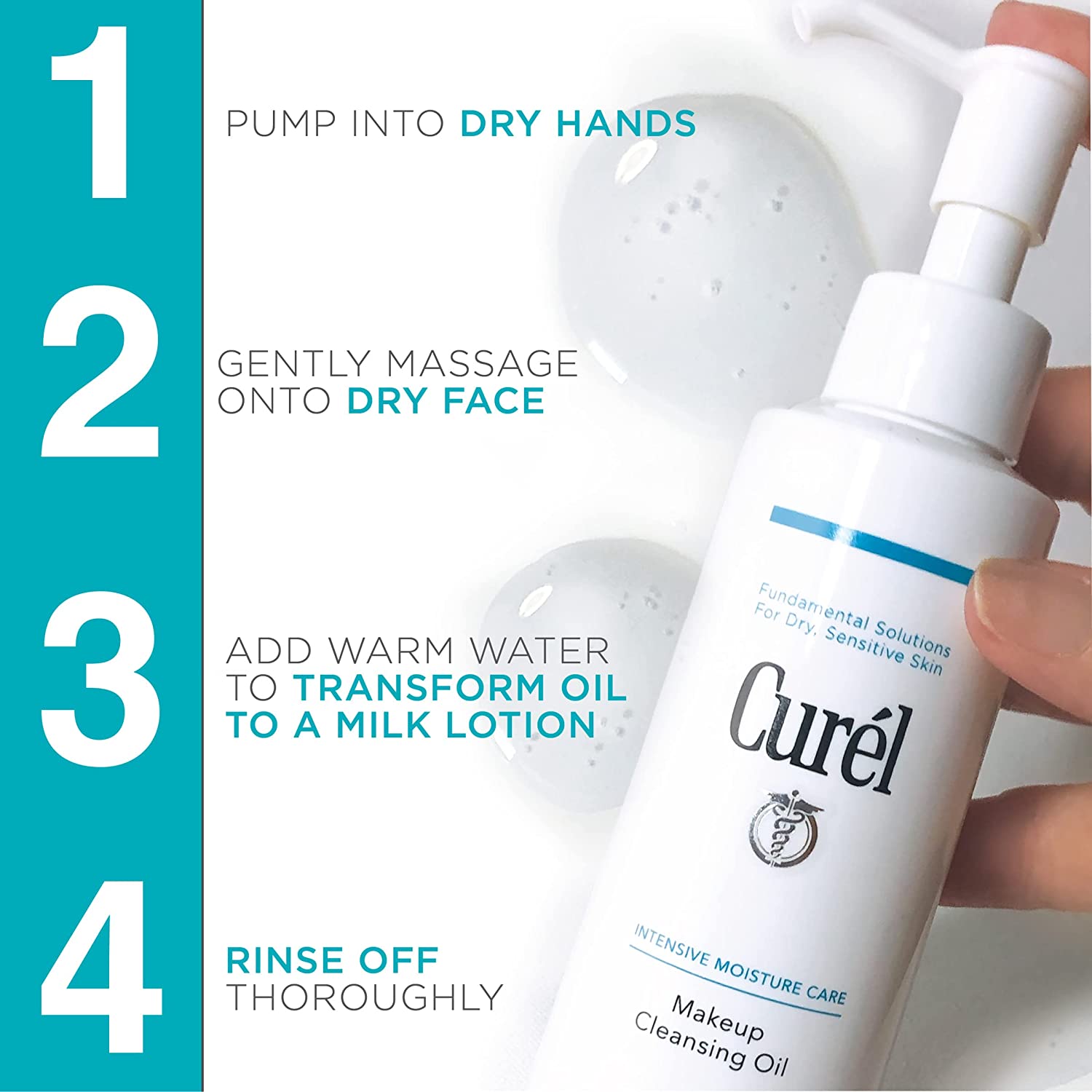 Curel Intensive Moisture Care Makeup Cleansing Oil