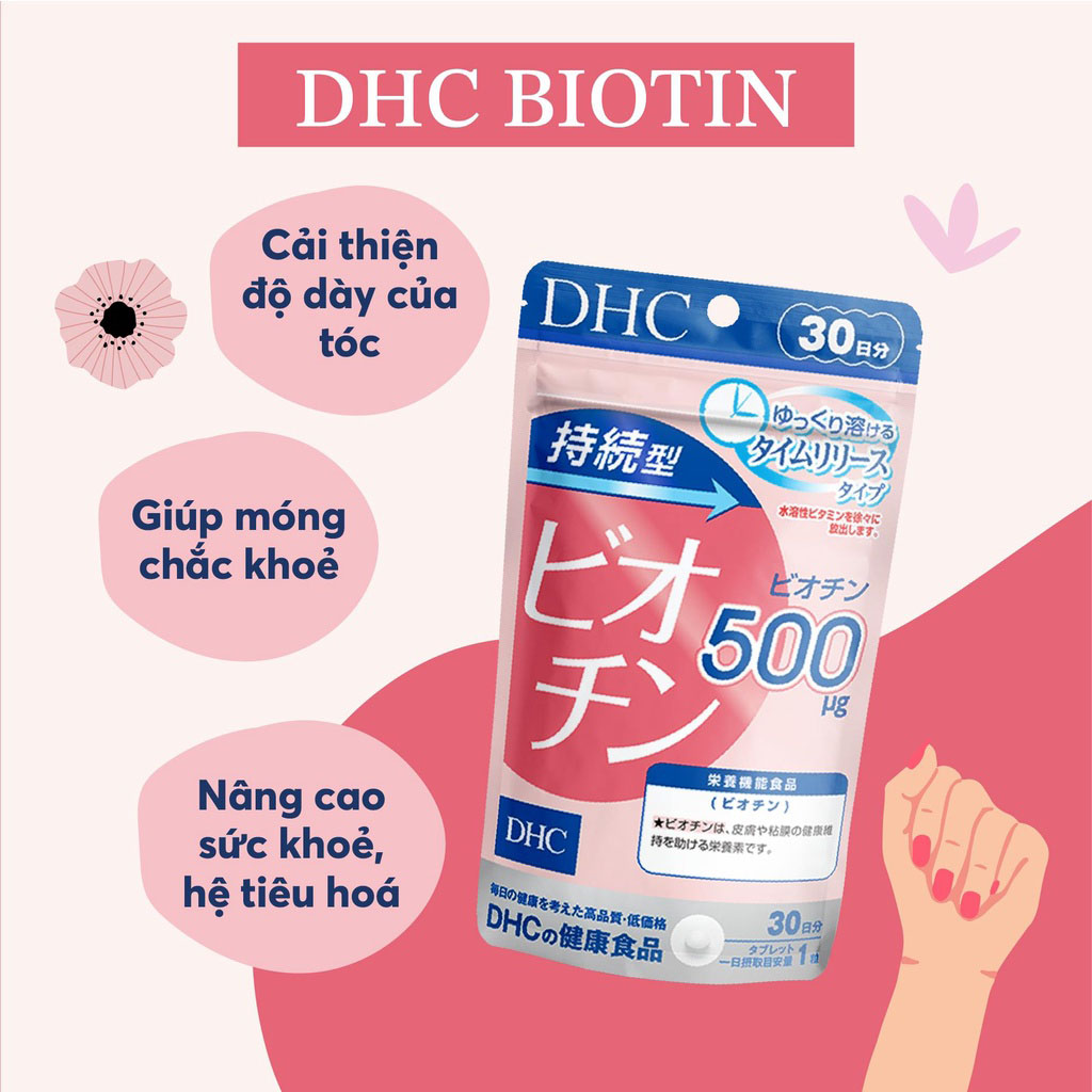 DHC Biotin Sustained Release 30 Capsules