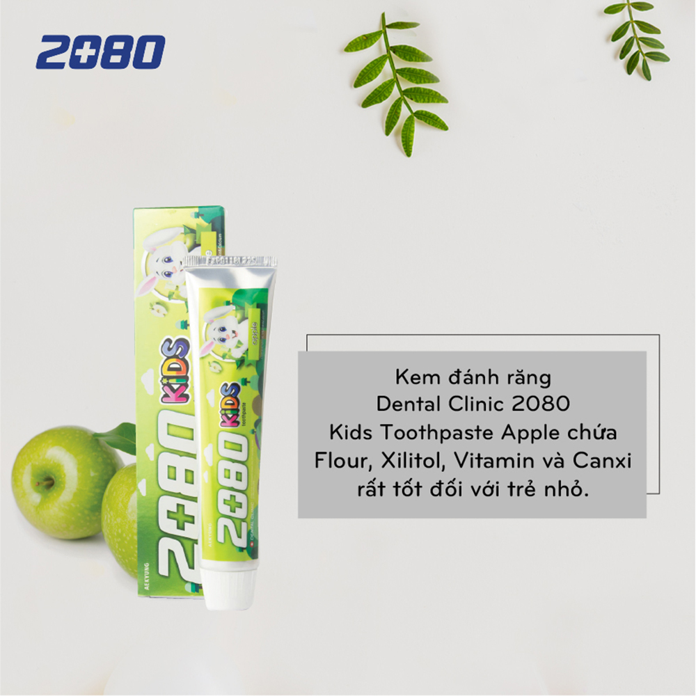 Dental Clinic 2080 Kids Apple Toothpaste